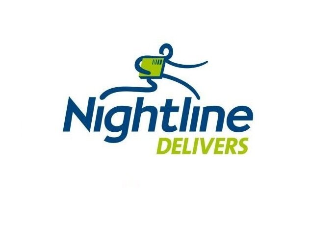 Nightline Logo. Client of Huntoffice Interiors, Dublin