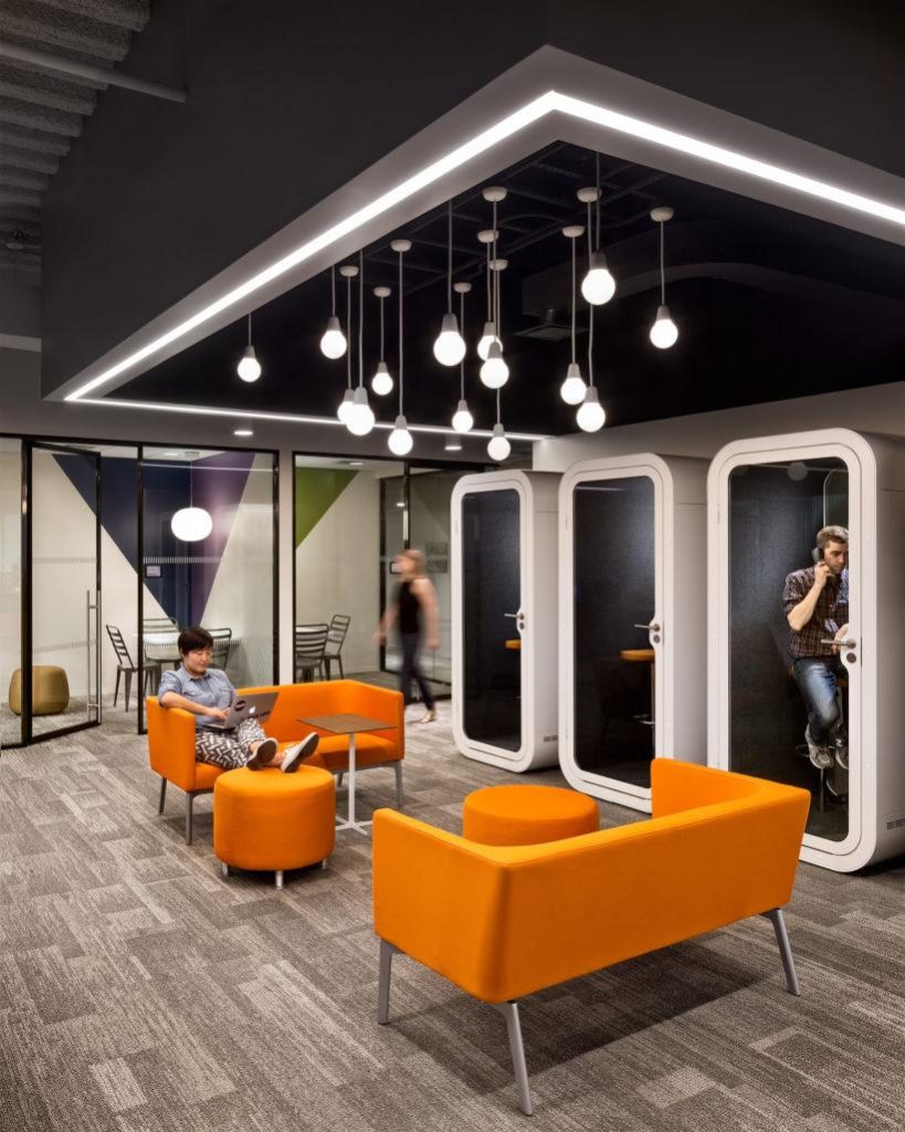 Framery O Booths at Huntoffice Interiors